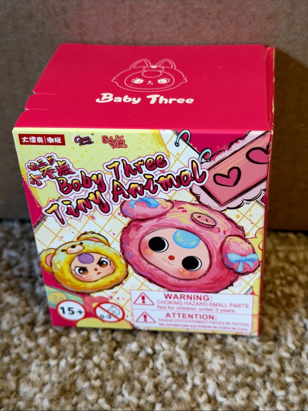 Baby Three Tiny Animal Plush Blind Box